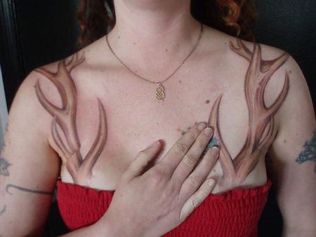 Tattoos - Antlers - 62432